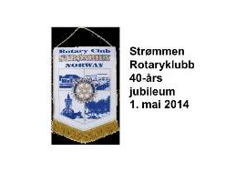 Strømmen Rotaryklubb feiret 40-års jubileum fredag 4. april